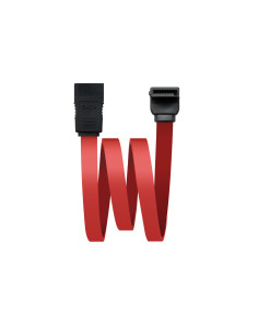 Nanocable 10.18.0202-OEM cable de SATA 0,5 m Negro, Rojo