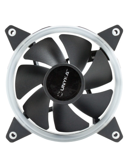 UNYKAch CAndy 20 Carcasa del ordenador Ventilador 12 cm Negro
