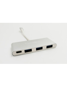 CoolBox COO-HUC3U3PD hub de interfaz USB 3.2 Gen 1 (3.1 Gen 1) Type-C 5000 Mbit s Aluminio 2