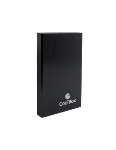 CoolBox CAJA CARCASA HDD SSD 2.5" SLIMCHASE SCA2523 USB3.2 GEN1 ALUMINIO NEGRO