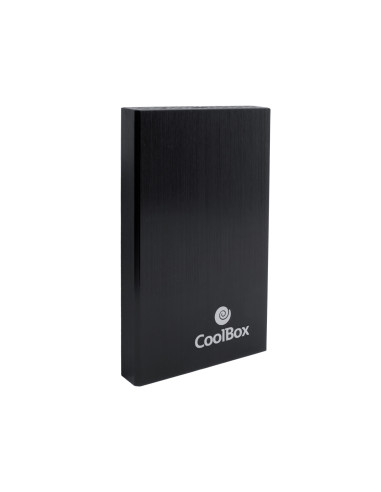 CoolBox CAJA CARCASA HDD SSD 2.5" SLIMCHASE SCA2523 USB3.2 GEN1 ALUMINIO NEGRO