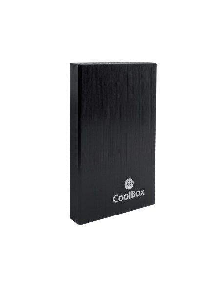 CoolBox CAJA CARCASA HDD SSD 2.5" SLIMCHASE SCA2523 USB3.2 GEN1 ALUMINIO NEGRO