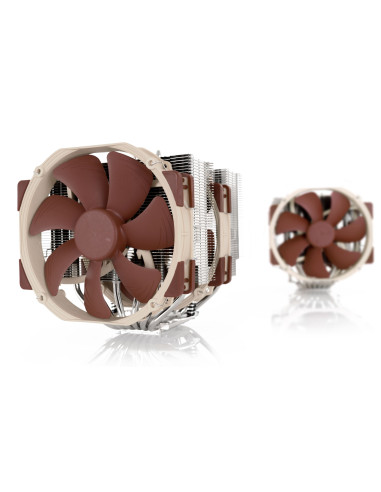 Noctua NH-D15 sistema de refrigeración para ordenador Procesador Enfriador 14 cm Beige, Marrón, Acero