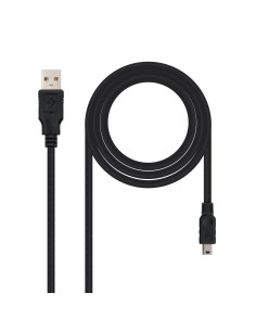Nanocable CABLE USB 2.0, TIPO A M-MINI USB 5PIN M, 1.0 M