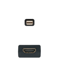 Nanocable CONVERSOR MINI DP A SVGA MINI DP M-SVGA H NEGRO 15 CM 2