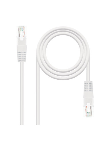 Nanocable 10.20.0101-W cable de red Blanco 1 m Cat5e U UTP (UTP)