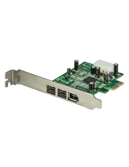 StarTech.com Adaptador Tarjeta FireWire PCI-Express PCI-e de 2 Puertos F W 800 y 1 Puerto F W 400