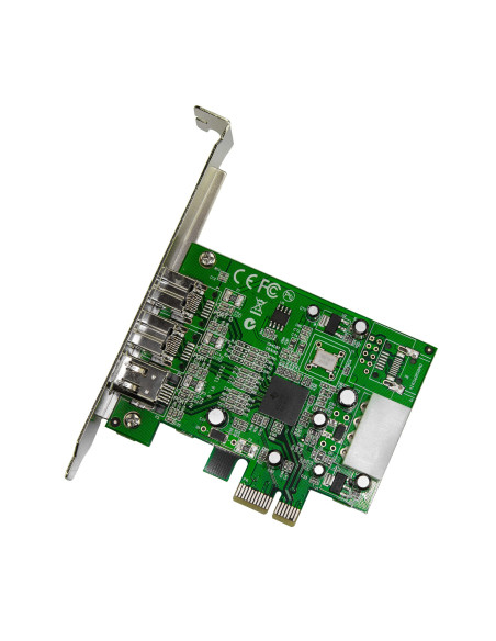 StarTech.com Adaptador Tarjeta FireWire PCI-Express PCI-e de 2 Puertos F W 800 y 1 Puerto F W 400