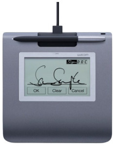 Wacom STU-430 Signature pad tableta digitalizadora Negro, Gris 2540 líneas por pulgada 96 x 60 mm USB