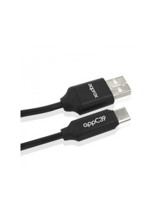 Approx APPC39 cable USB USB 2.0 1 m USB C USB A Negro 2