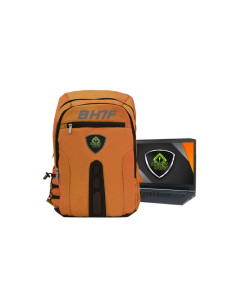 KeepOut BK7F mochila Negro, Naranja Imitación piel, Nylon 2