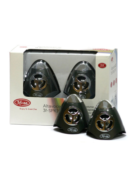 3free 3F-SPK100W altavoz Negro Alámbrico 4 W