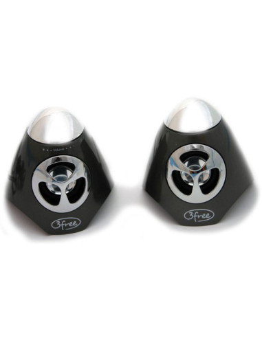 3free 3F-SPK100W altavoz Negro Alámbrico 4 W