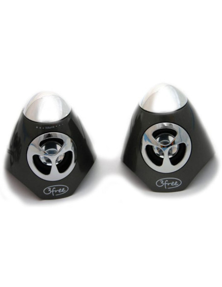 3free 3F-SPK100W altavoz Negro Alámbrico 4 W