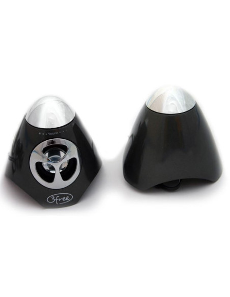 3free 3F-SPK100W altavoz Negro Alámbrico 4 W