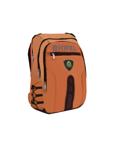 KeepOut BK7F mochila Negro, Naranja Imitación piel, Nylon