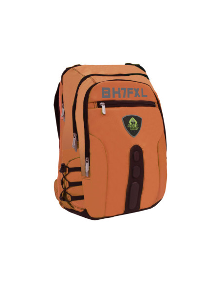 KeepOut BK7F mochila Negro, Naranja Imitación piel, Nylon