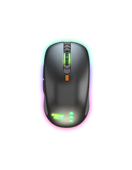 KeepOut X5Pro ratón Juego Ambidextro USB tipo A Óptico 4000 DPI