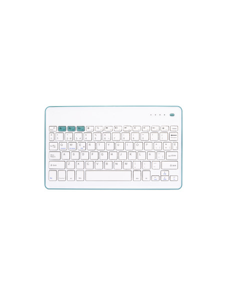 SilverHT Wireless KB White + Blue