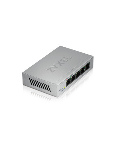 Zyxel GS1200-5 Gestionado Gigabit Ethernet (10 100 1000) Plata