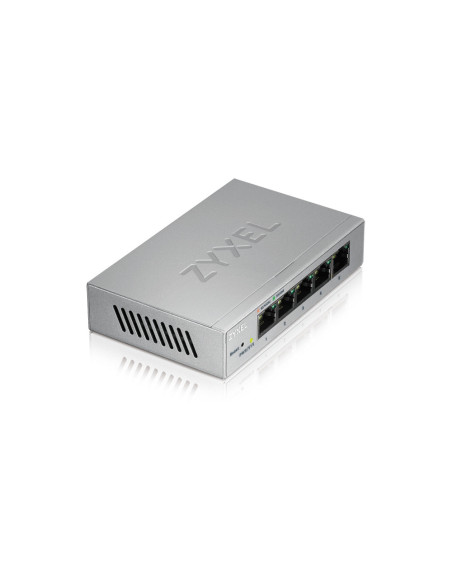 Zyxel GS1200-5 Gestionado Gigabit Ethernet (10 100 1000) Plata