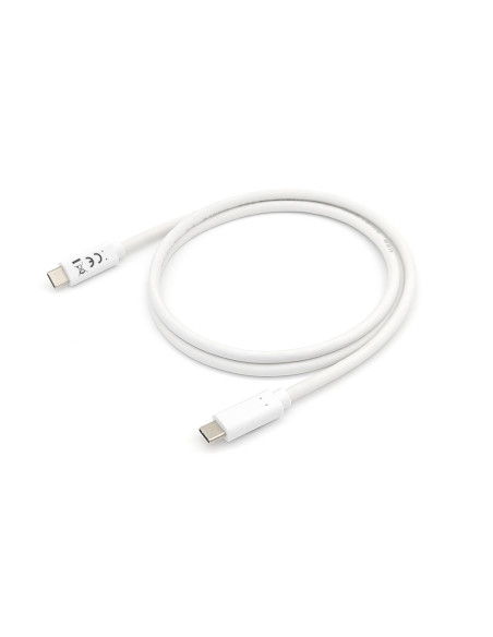Equip 128362 Cable USB 3.2 Gen 1 C a C , M M , 2,0m, PD 60W, 5Gbps, Blanco