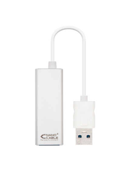 Nanocable USB 3.0 RJ-45, 0.15m tarjeta y adaptador de interfaz