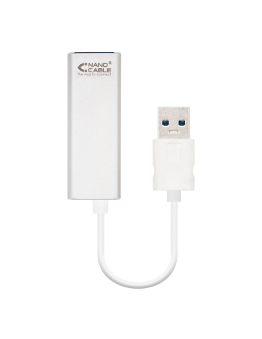 Nanocable USB 3.0 RJ-45, 0.15m tarjeta y adaptador de interfaz