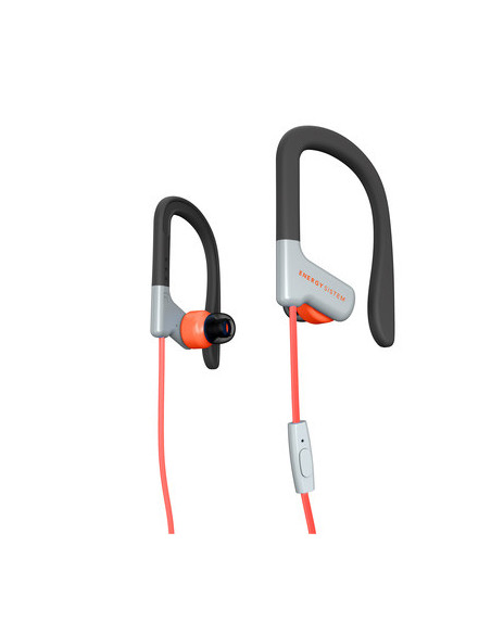 Energy Sistem 429349 auricular y casco Auriculares Alámbrico gancho de oreja, Dentro de oído Llamadas Música Rojo