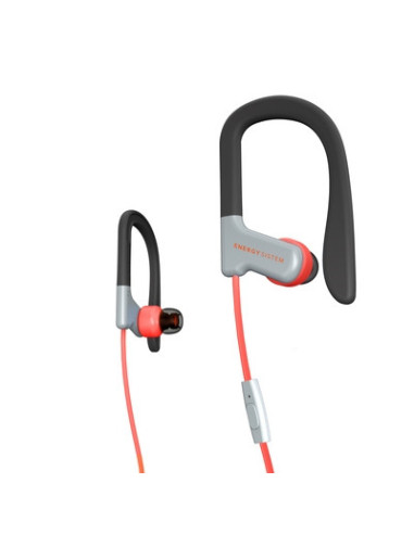 Energy Sistem 429349 auricular y casco Auriculares Alámbrico gancho de oreja, Dentro de oído Llamadas Música Rojo