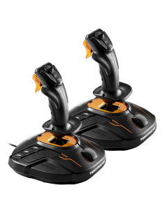 Thrustmaster T.16000M FCS SPACE SIM DUO Negro, Naranja USB Palanca de mando Analógico Digital PC
