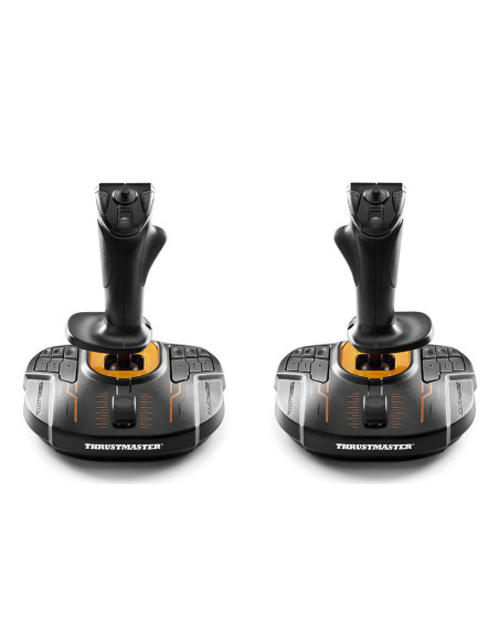 Thrustmaster T.16000M FCS SPACE SIM DUO Negro, Naranja USB Palanca de mando Analógico Digital PC