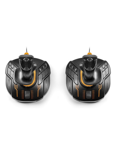 Thrustmaster T.16000M FCS SPACE SIM DUO Negro, Naranja USB Palanca de mando Analógico Digital PC