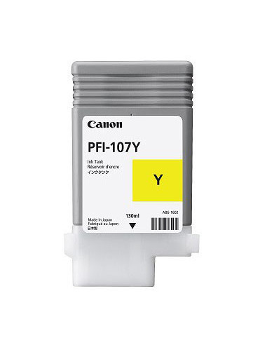 Canon PFI-107Y cartucho de tinta 1 pieza(s) Original Amarillo