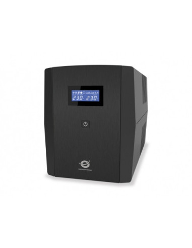 Conceptronic ZEUS03E sistema de alimentación ininterrumpida (UPS) Línea interactiva 1,2 kVA 720 W 6 salidas AC