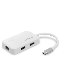 Edimax EU-4308 base para portátil y replicador de puertos USB 3.2 Gen 1 (3.1 Gen 1) Type-C Blanco