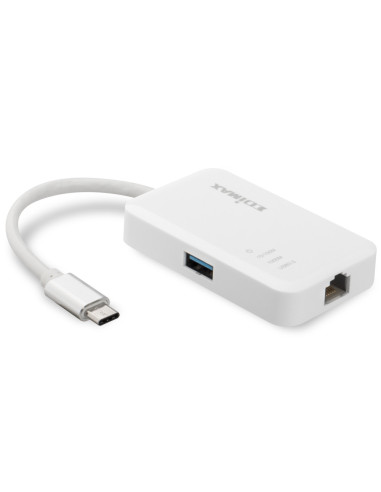 Edimax EU-4308 base para portátil y replicador de puertos USB 3.2 Gen 1 (3.1 Gen 1) Type-C Blanco