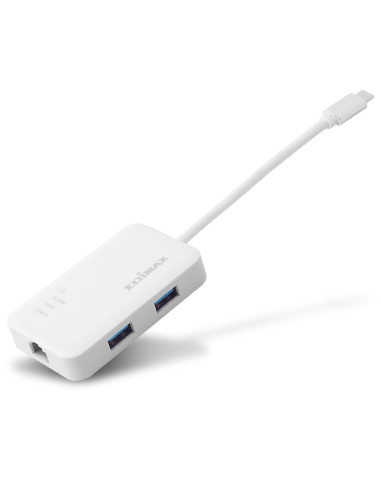 Edimax EU-4308 base para portátil y replicador de puertos USB 3.2 Gen 1 (3.1 Gen 1) Type-C Blanco