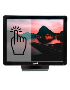 iggual IGG315743 Terminal Punto Venta (TPV) 43,2 cm (17") 1280 x 1024 Pixeles Pantalla táctil Negro