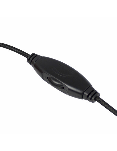 Ewent EW3562 auricular y casco Auriculares Alámbrico Diadema Llamadas Música Negro, Plata