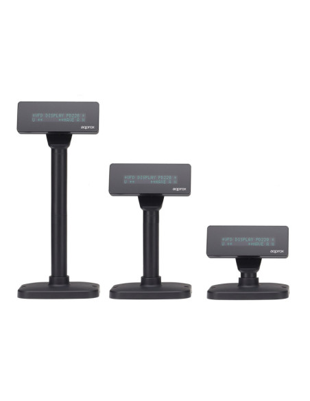 Approx APPVFD01 muestra de clientes USB 2.0 Negro