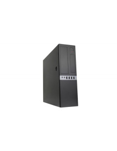 CoolBox COO-PCT450S-BZ carcasa de ordenador Perfil bajo (Slimline) Negro 300 W