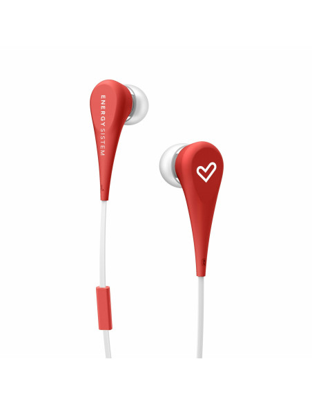 Energy Sistem Style 1+ Auriculares Alámbrico Dentro de oído Llamadas Música Rojo