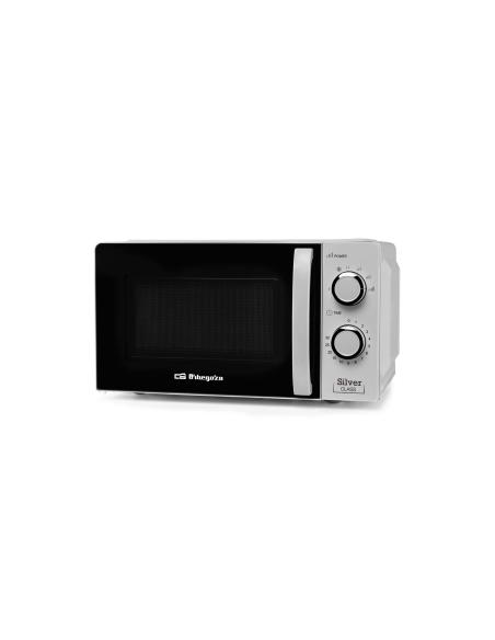 Orbegozo MI 2118 Encimera Solo microondas 20 L 700 W Negro, Acero inoxidable