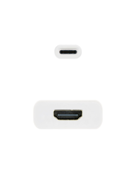 Nanocable CONVERSOR USB-C A HDMI 4K, 15 CM