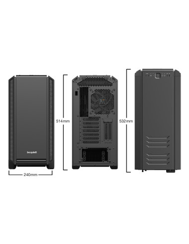 be quiet! Silent Base 601 Midi Tower Negro