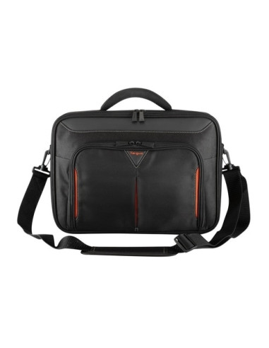 DELL Classic+ 35,6 cm (14") Maletín Negro, Rojo