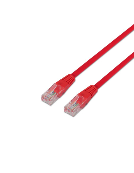 AISENS A135-0237 cable de red Rojo 0,5 m Cat6 U UTP (UTP)