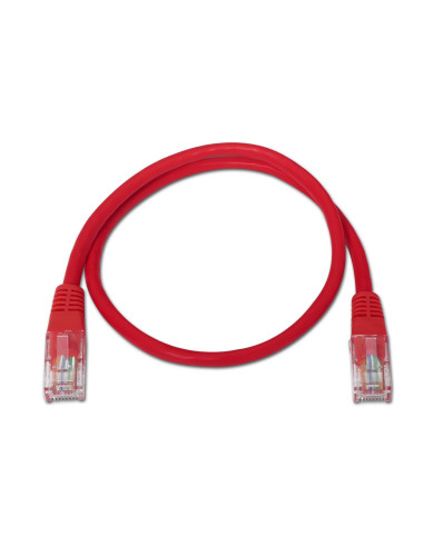 AISENS A135-0237 cable de red Rojo 0,5 m Cat6 U UTP (UTP)