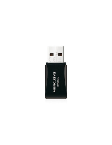 Mercusys MW300UM adaptador y tarjeta de red USB 300 Mbit s